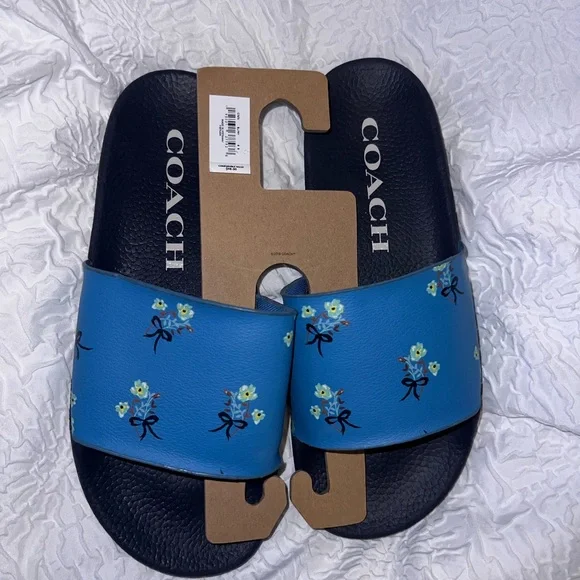 Coach | Shoes | Coach Navy Slides | Poshmark display picture 1
